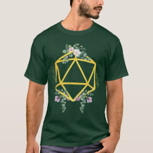 D20 Speltärningsset Polyhedral Brädspel Spelare G T Shirt