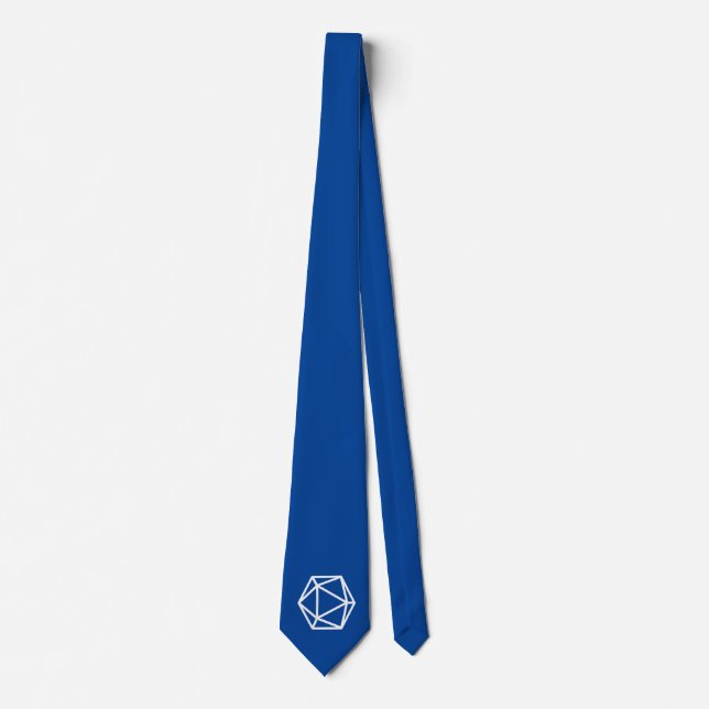 D20 Tie - var den kallaste killen på kontoret! Slips (Framsida)