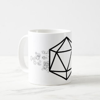 D20 Tjugosidig död  Kaffemugg