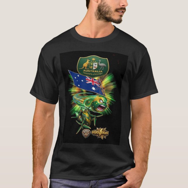 D3-Australien T Shirt (Framsida)