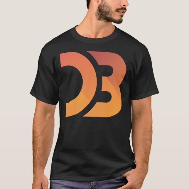 D3.js Logotyp Classic T-Shirt (Framsida)