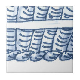 D4 - Den Delft basketväggmålningen belägger med Kakelplatta