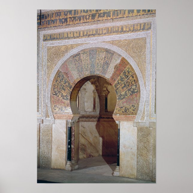d4:Mezquita: Entrance to the Mihrab, c.786 Poster (Framsidan)