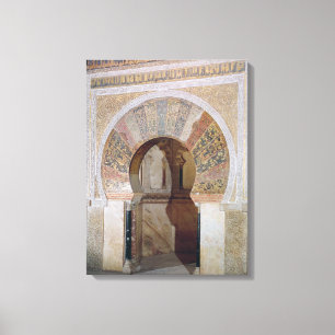d4: Mezquita: Hänrycka till mihraben, c.786 Canvastryck
