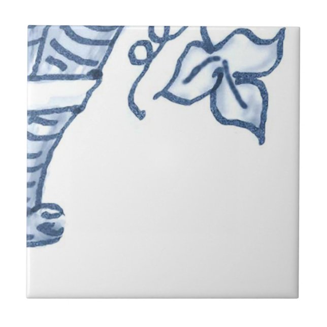 D5 - Den Delft basketväggmålningen belägger med Kakelplatta (Framsidan)