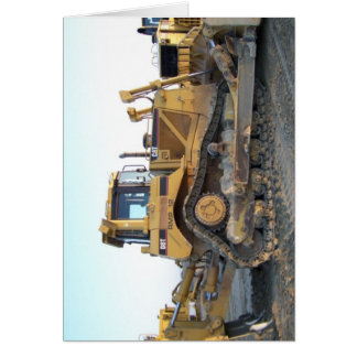D8T-Dozer Hälsningskort
