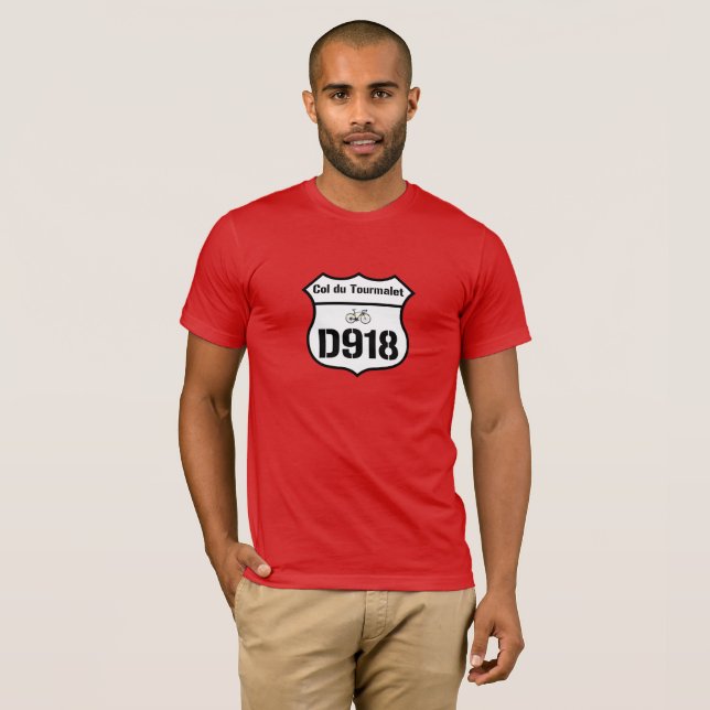 D918: Överste du Tourmalet T-shirt (Hel framsida)