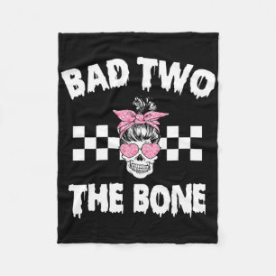 D 2: Bone Birthday 2:a Halloween 2 Ålder Fleecefilt