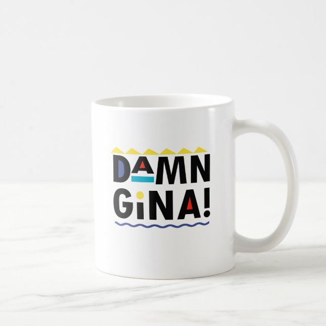 D A M N GINA KAFFEMUGG (Höger)