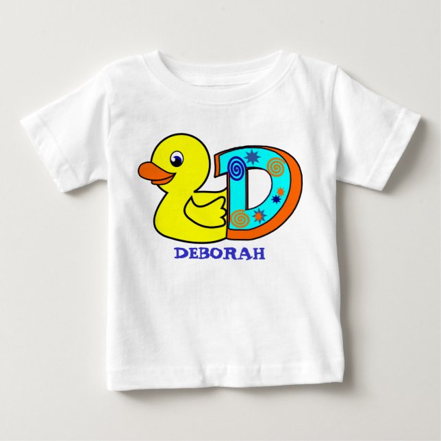 D ANKA, namn initialer Tee Shirt (Framsida)