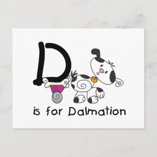D är för Dalformation T-shirts och Gifts Vykort
