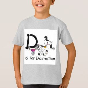 D är för Dalmation T-tröja och gåvor Tröja