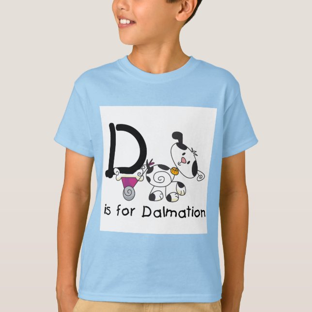D är för Dalmation T-tröja och gåvor Tröja (Framsida)