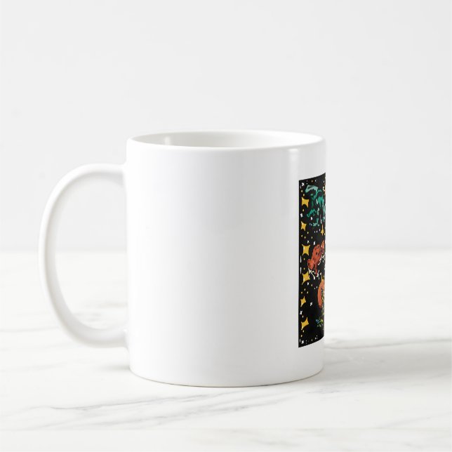 D är för Dart Frog Kaffemugg (Vänster)