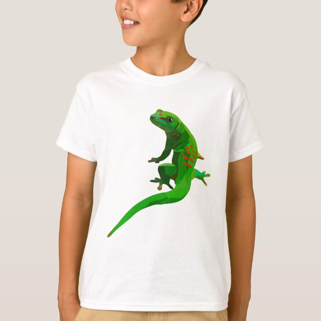 D är för Day Gecko T Shirt (Framsida)