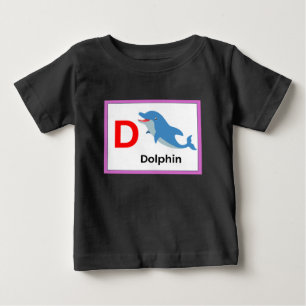 D är för delfinin t shirt