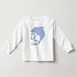 D är för delfinskjorta T T-shirt