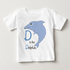 D är för delfinskjorta T T-shirt