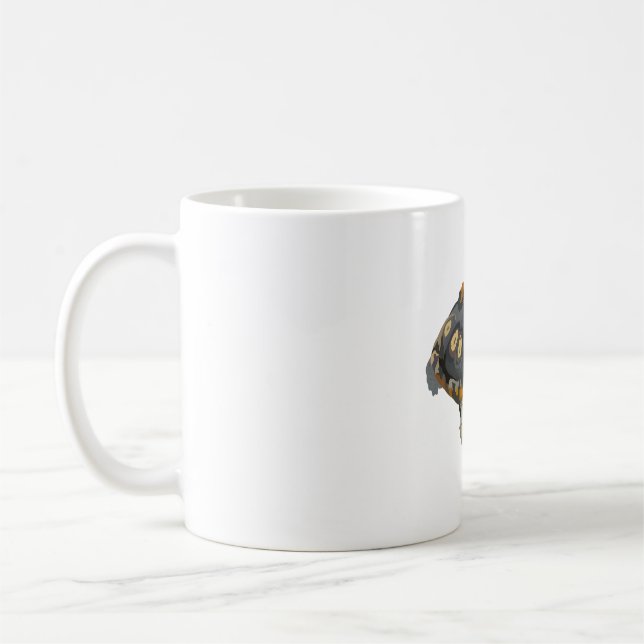 D är för Diamond Back Terrapin Kaffemugg (Vänster)