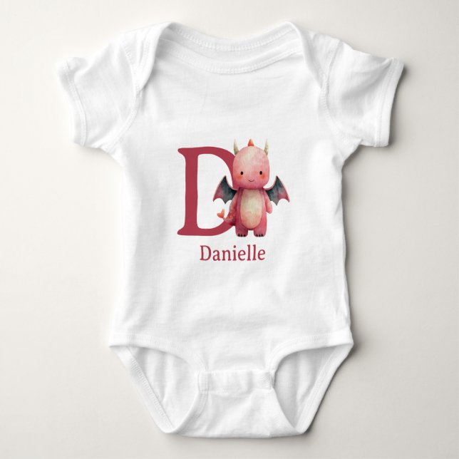 D är för Drakpersonal T Shirt (Framsida)