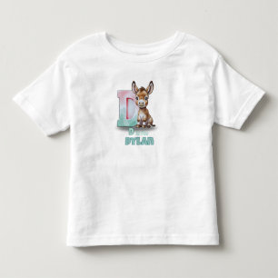 D är för Dylan – Personlig T-Shirt för Småbarn