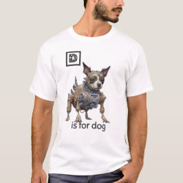 D är för Hund T-Shirt