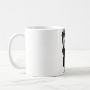 D är till De Brazzas apa Kaffemugg