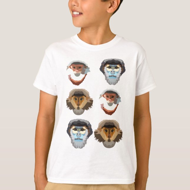 D är till för Douc Langur Monkey T Shirt (Framsida)