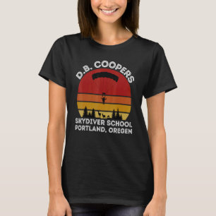 D B Cooper Skydiving School Portland Oregon 2 T Shirt