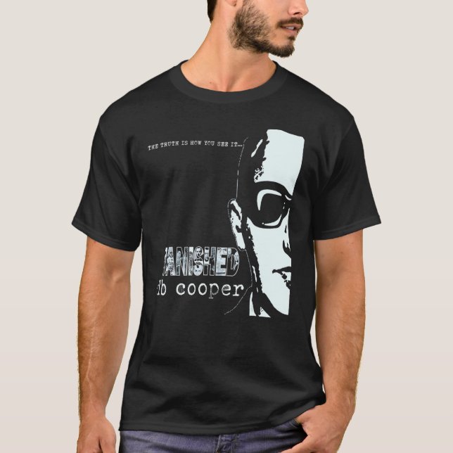 D B Cooper Skyjacker Hijack Retro 60s Stil Graphi T Shirt (Framsida)
