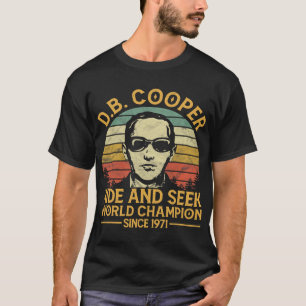 D.B. Coopers Gömmer och söker stöd sedan 1971 års T Shirt