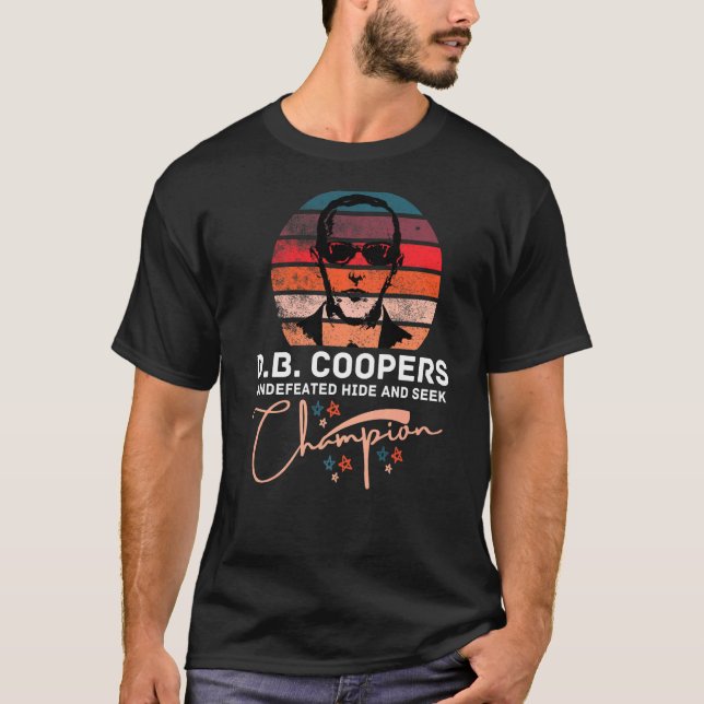 D B Coopers Skydiving School Portland Oregon T Shirt (Framsida)