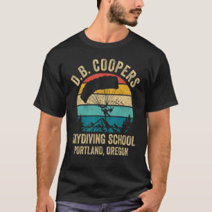 D B Coopers Skydiving School Portland Oregon Vint T Shirt