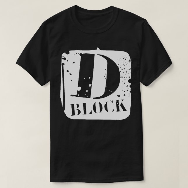 D Block Music Essential T-Shirt (Design framsida)