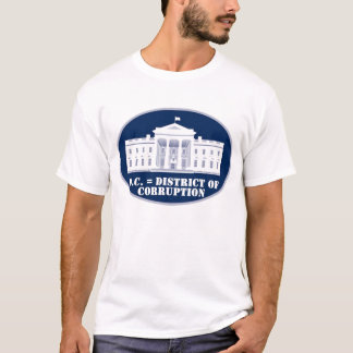 D.C. = område av korruption Tee Shirt