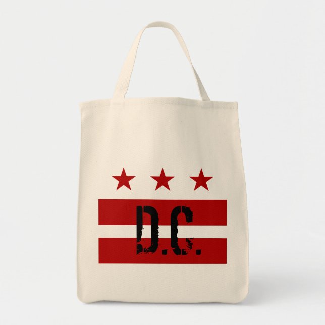D.C.Tote Bag Tygkasse (Framsidan)