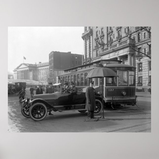 D.C. Traffic Cop, 1913 Poster (Framsidan)