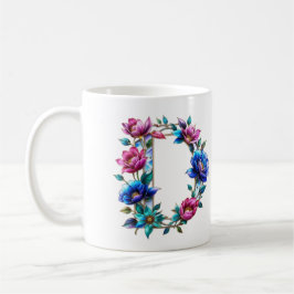 D Coffee Mugg - Blommigt Design for Giiting
