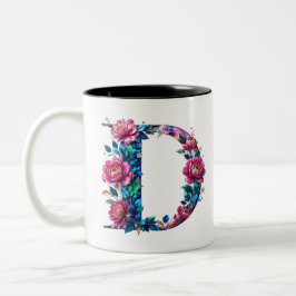 D Coffee Mugg - Blommigt Design for Giiting
