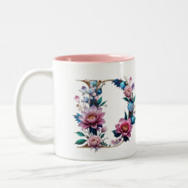D Coffee Mugg - Blommigt Design for Giiting