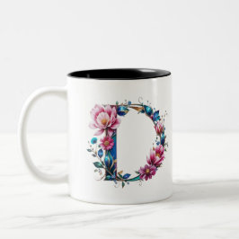 D Coffee Mugg - Blommigt Design for Giiting