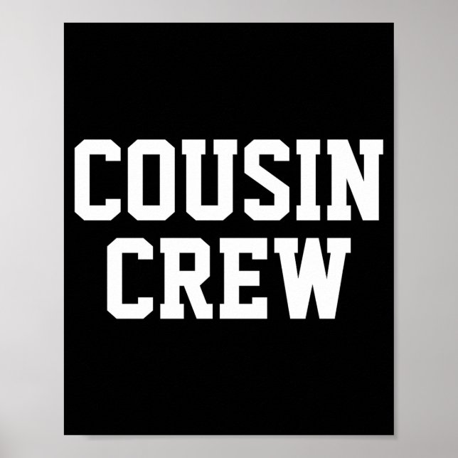 D Cousin Crew Matching Family  Poster (Framsidan)