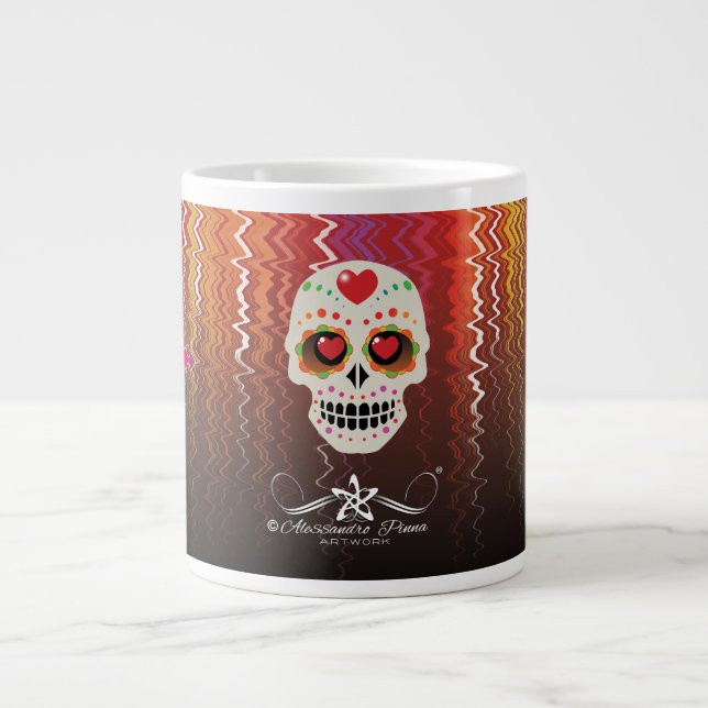 D.D.L.M. Calavera Jumbo Mugg (Framsidan)