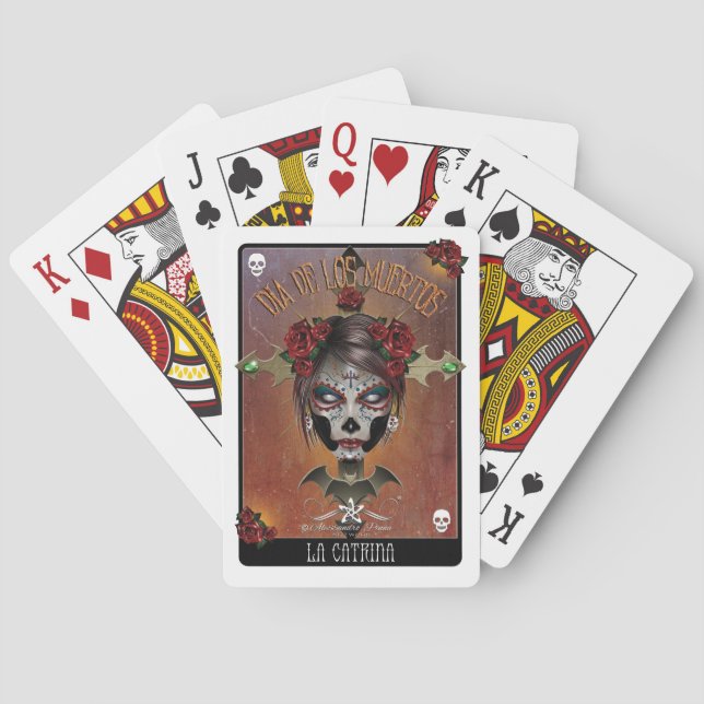 D.D.L.M. La Catrina Casinokort (Baksidan)