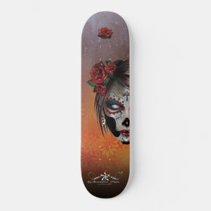 D.D.L.M. La Catrina Mini Skateboard Bräda 18,5 Cm