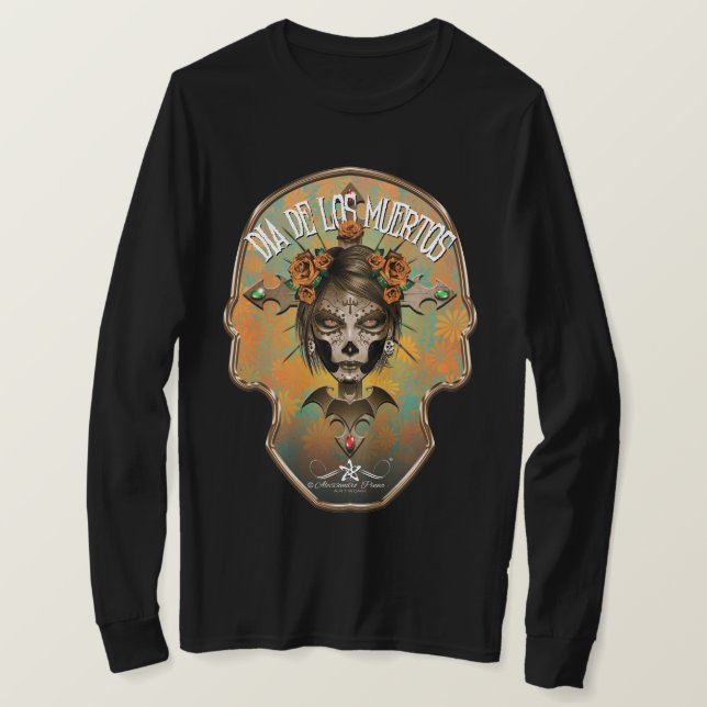D.D.L.M. La Catrina T Shirt (Design framsida)