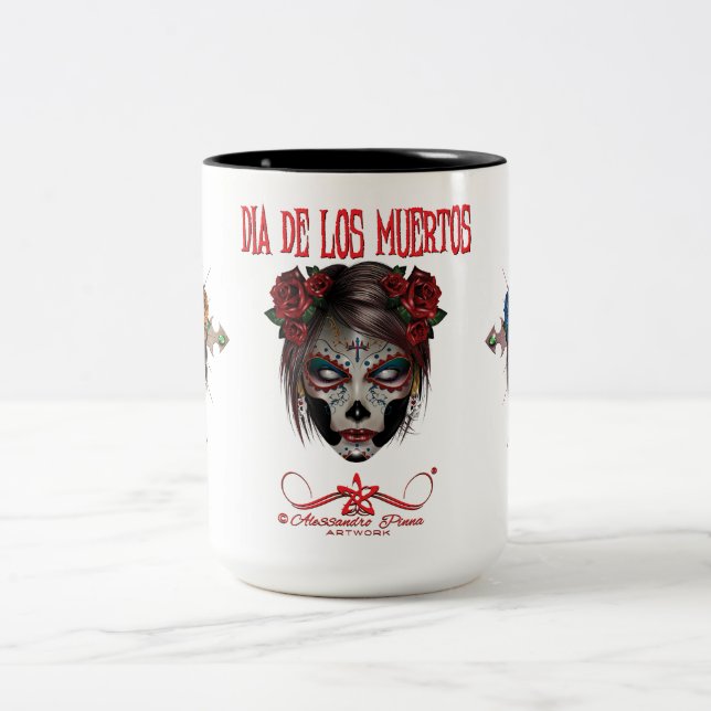 D.D.L.M. La Catrina Två-Tonad Mugg (Center)