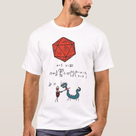 D&D Sannolikhetsmatematik - 1/20 i kvadrat är lika T Shirt