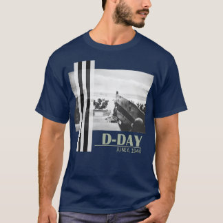 D Dag 06 juni 1944 WW2 Normandie Landings T Shirt