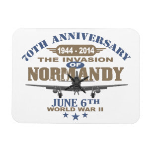 D-Dag 70th årsdagstrid av Normandy Magnet